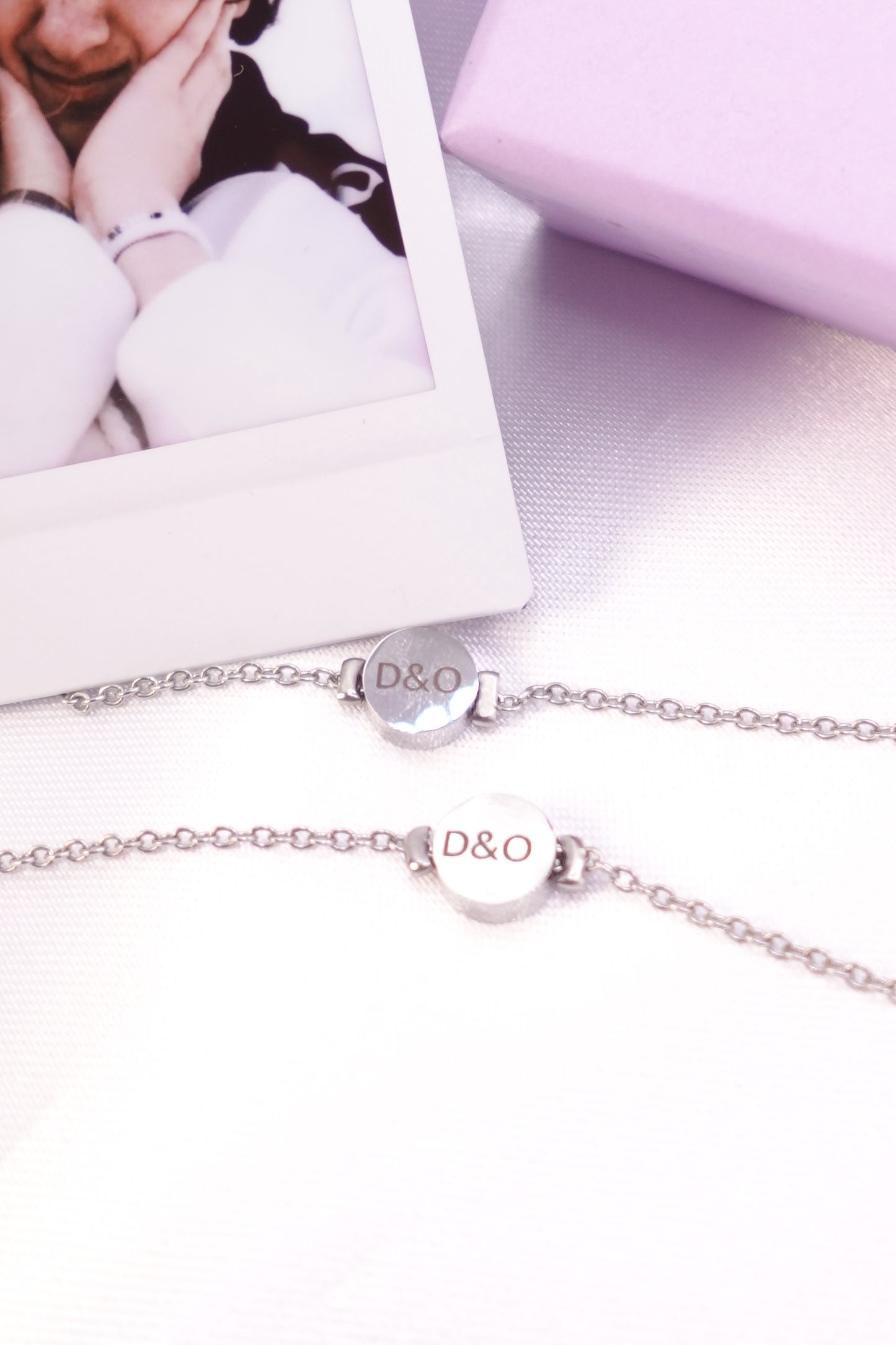 PULSERA PARA PAREJA CON INCIALES