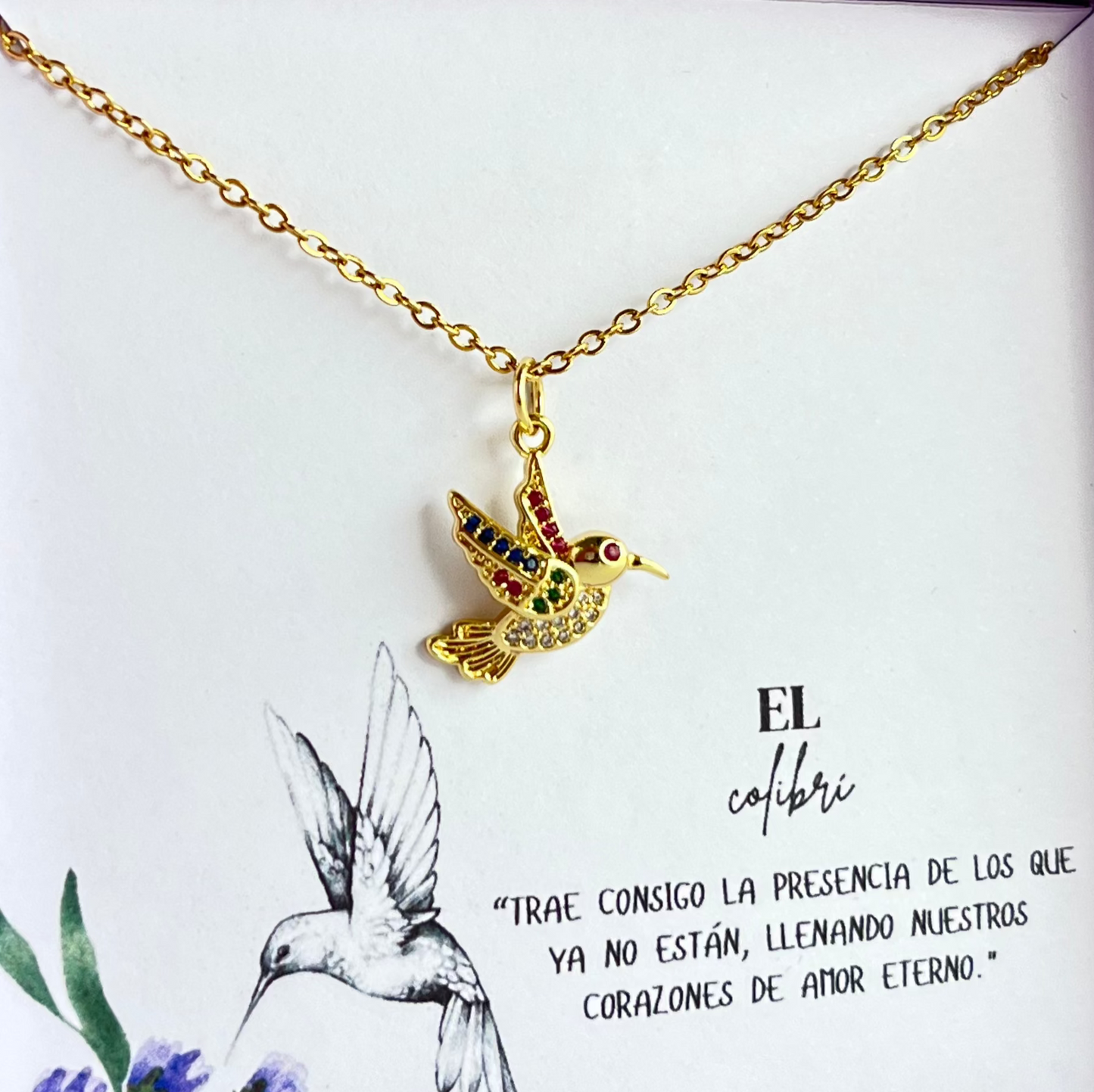 Collar colibri