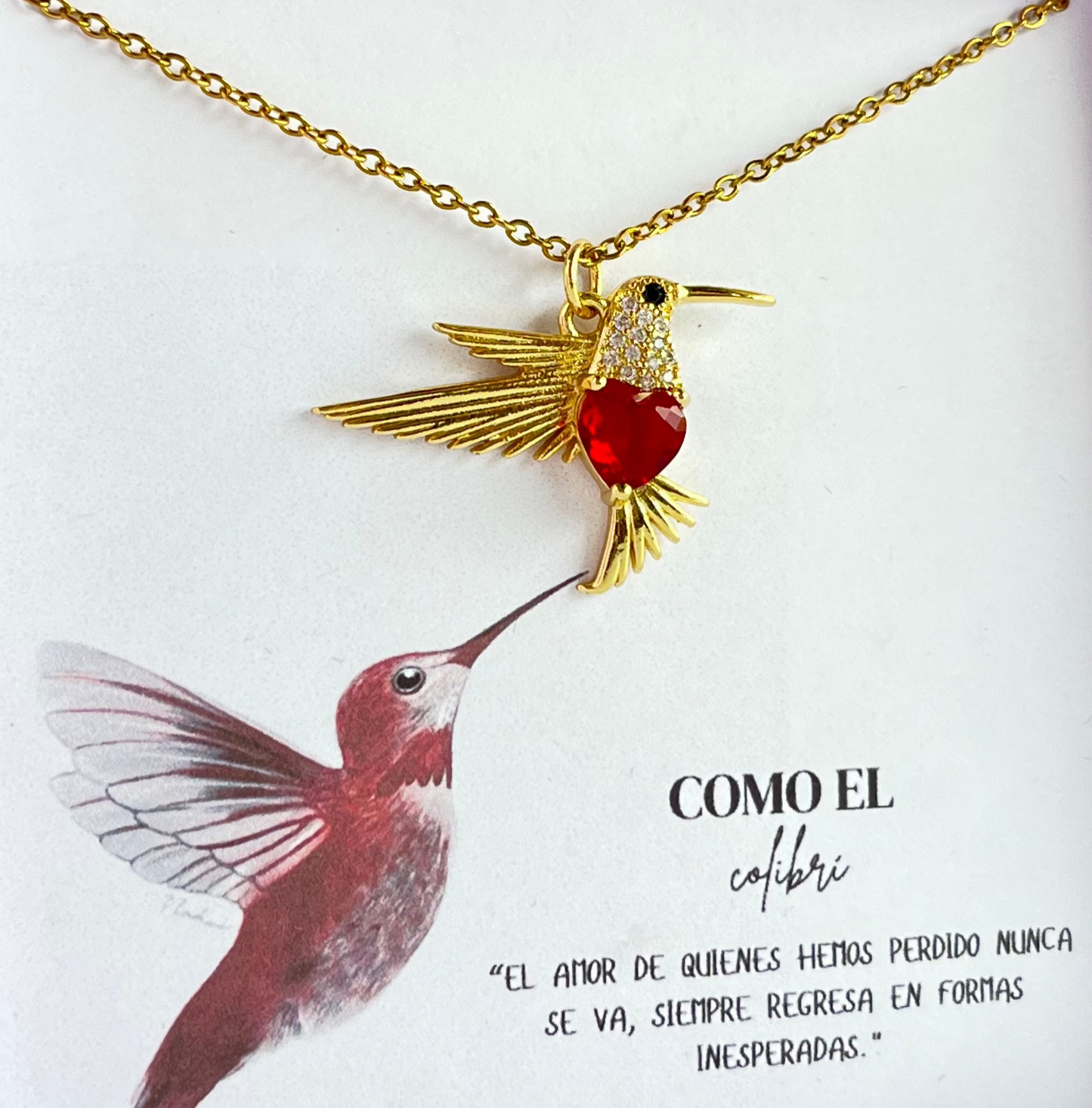 Collar colibri