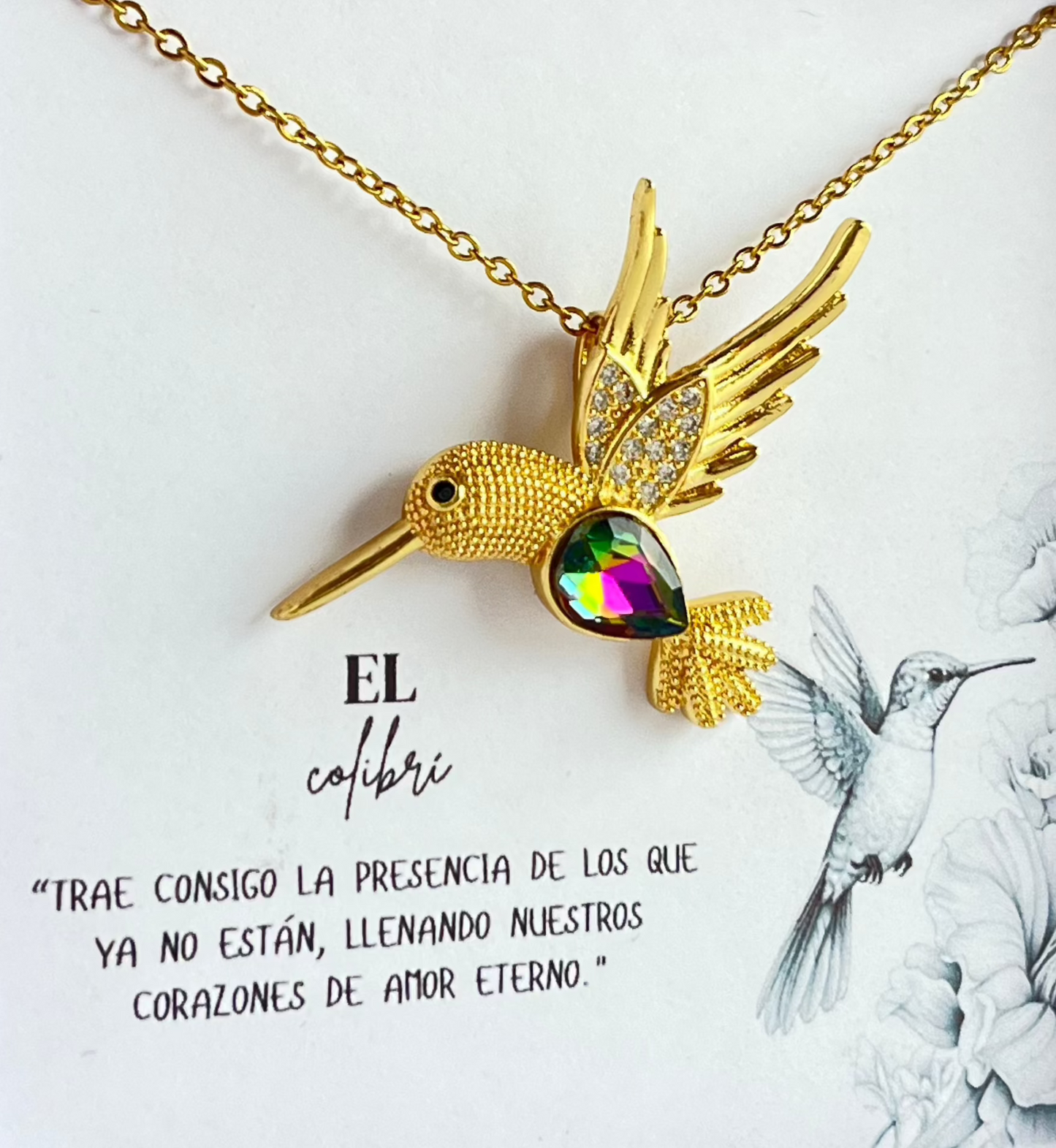 Collar colibri