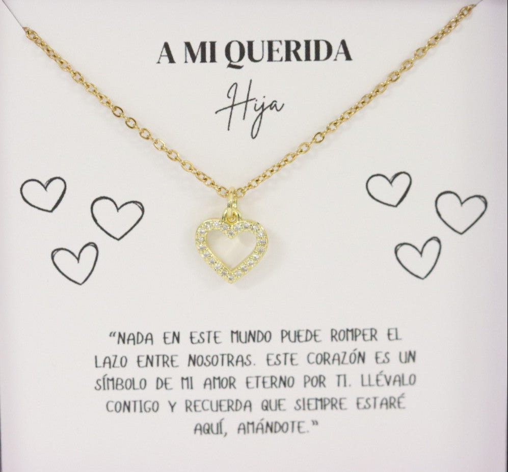 COLLAR QUERIDA HIJA COR