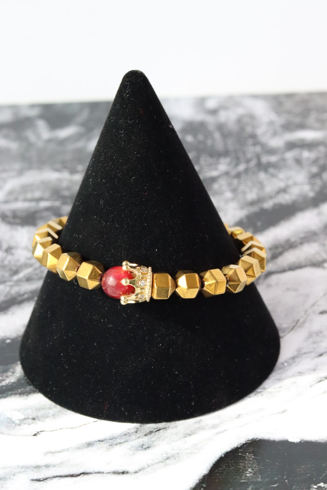 PULSERA CORONA DORADA