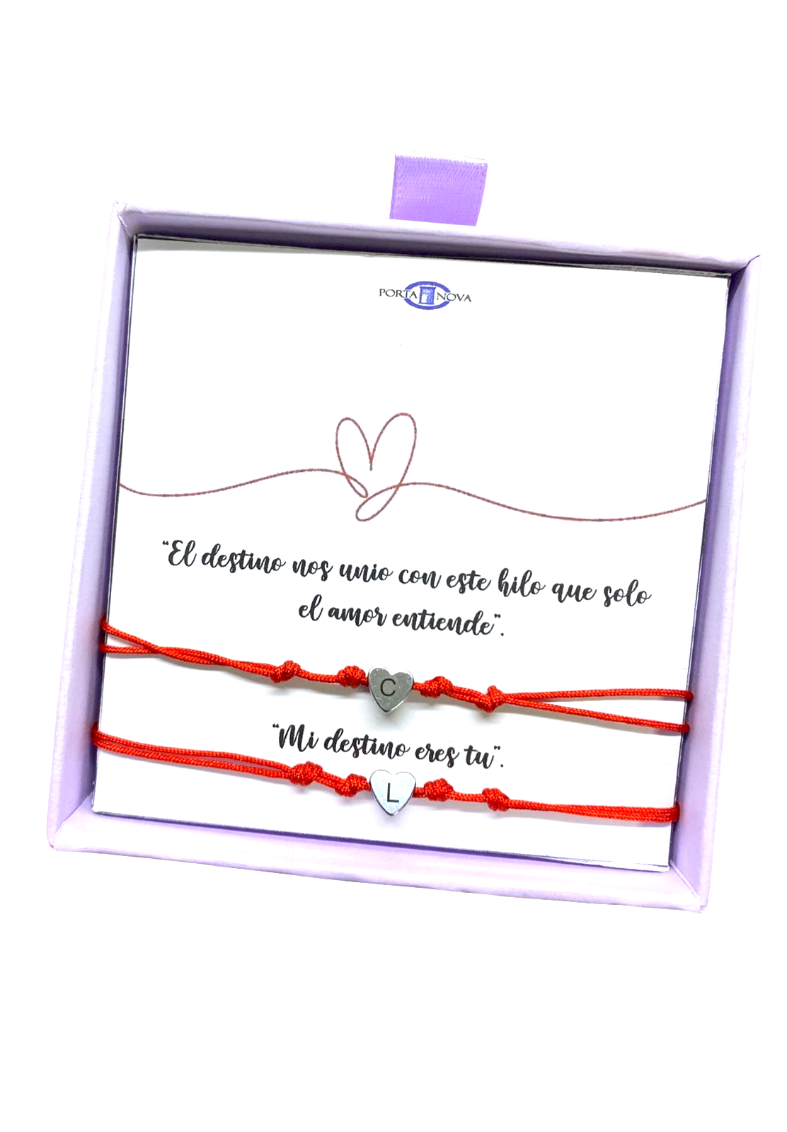 PULSERAS CORAZON PERSONALIZADO