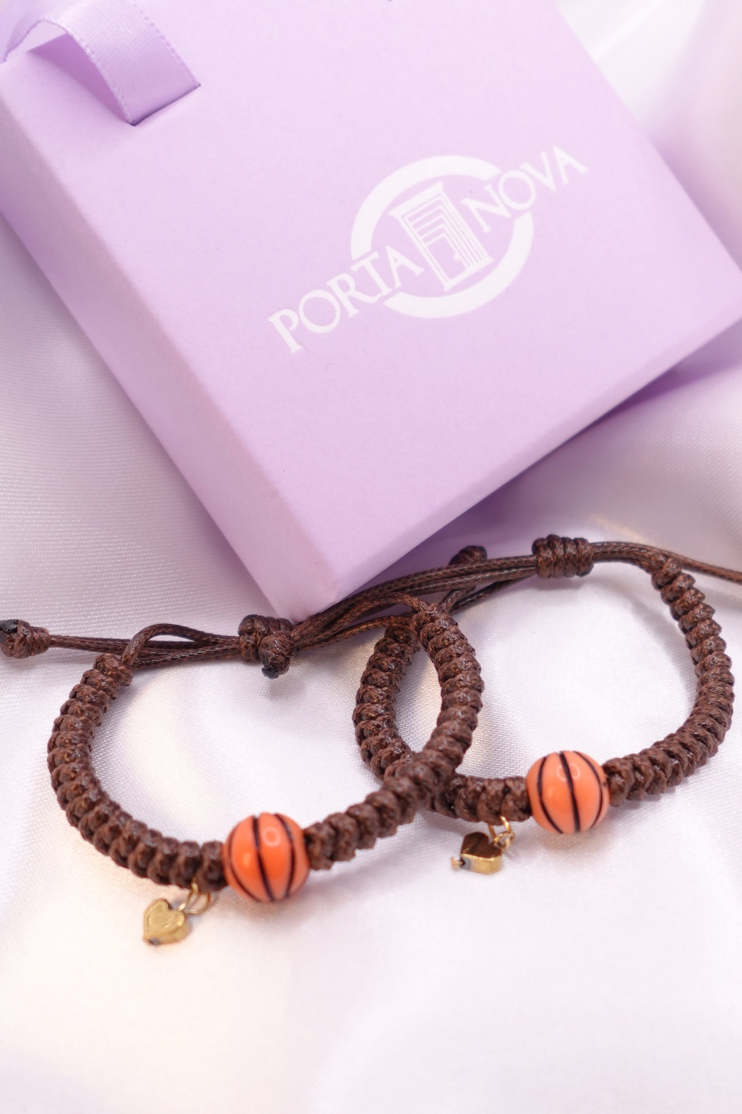 PULSERAS PARA PAREJA DE BASQUET