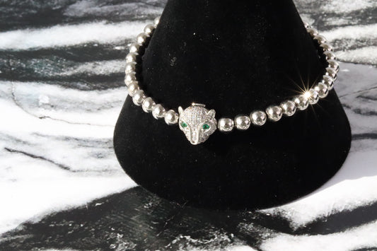 PULSERA JAGUAR PLATA