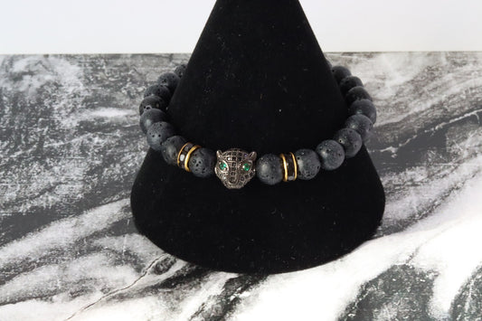 PULSERA JAGUAR CON PIEDRA
