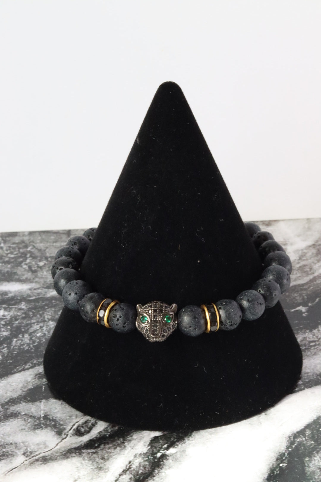 PULSERA JAGUAR CON PIEDRA
