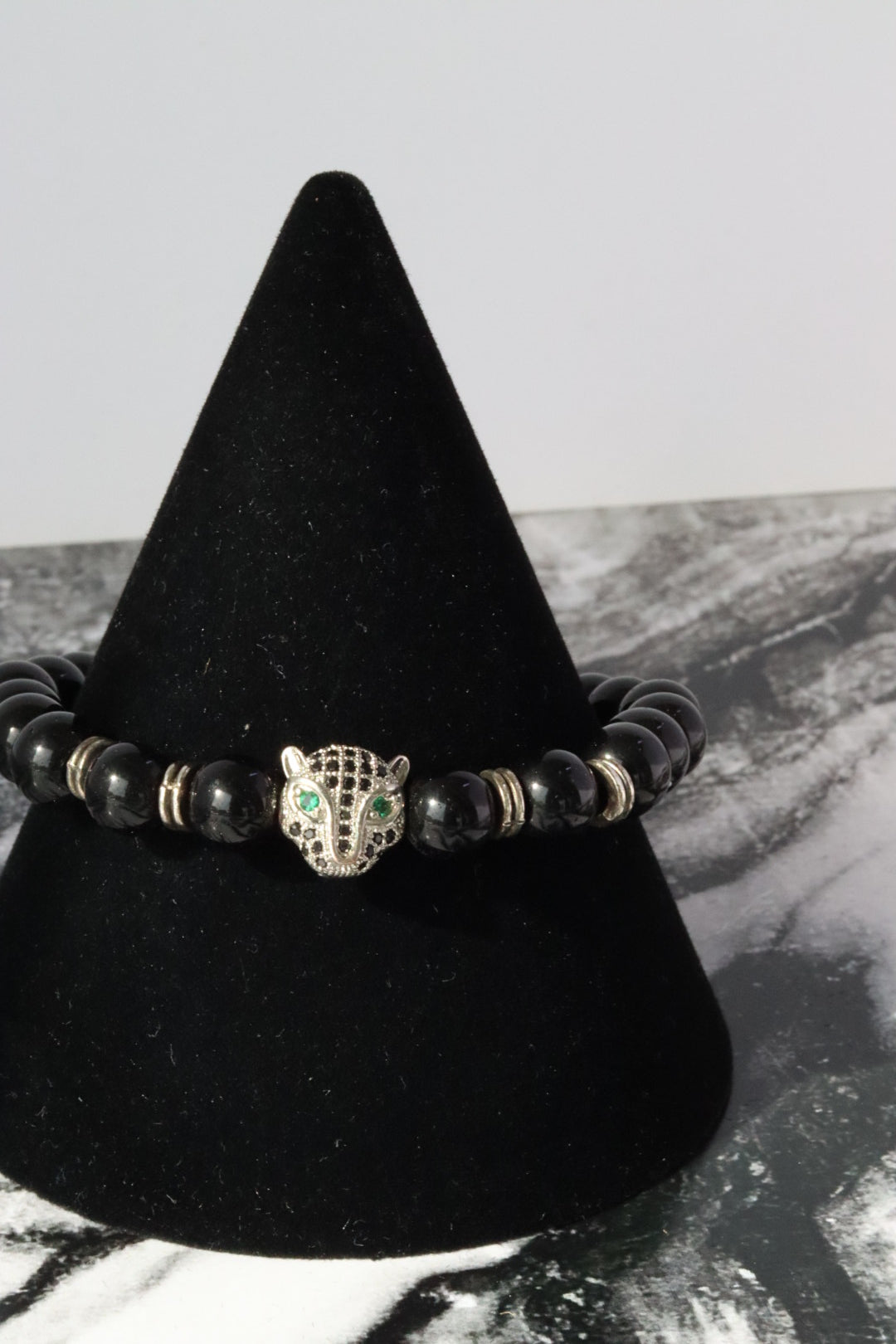 PULSERA JAGUAR CON PIEDRA BRILLANTE
