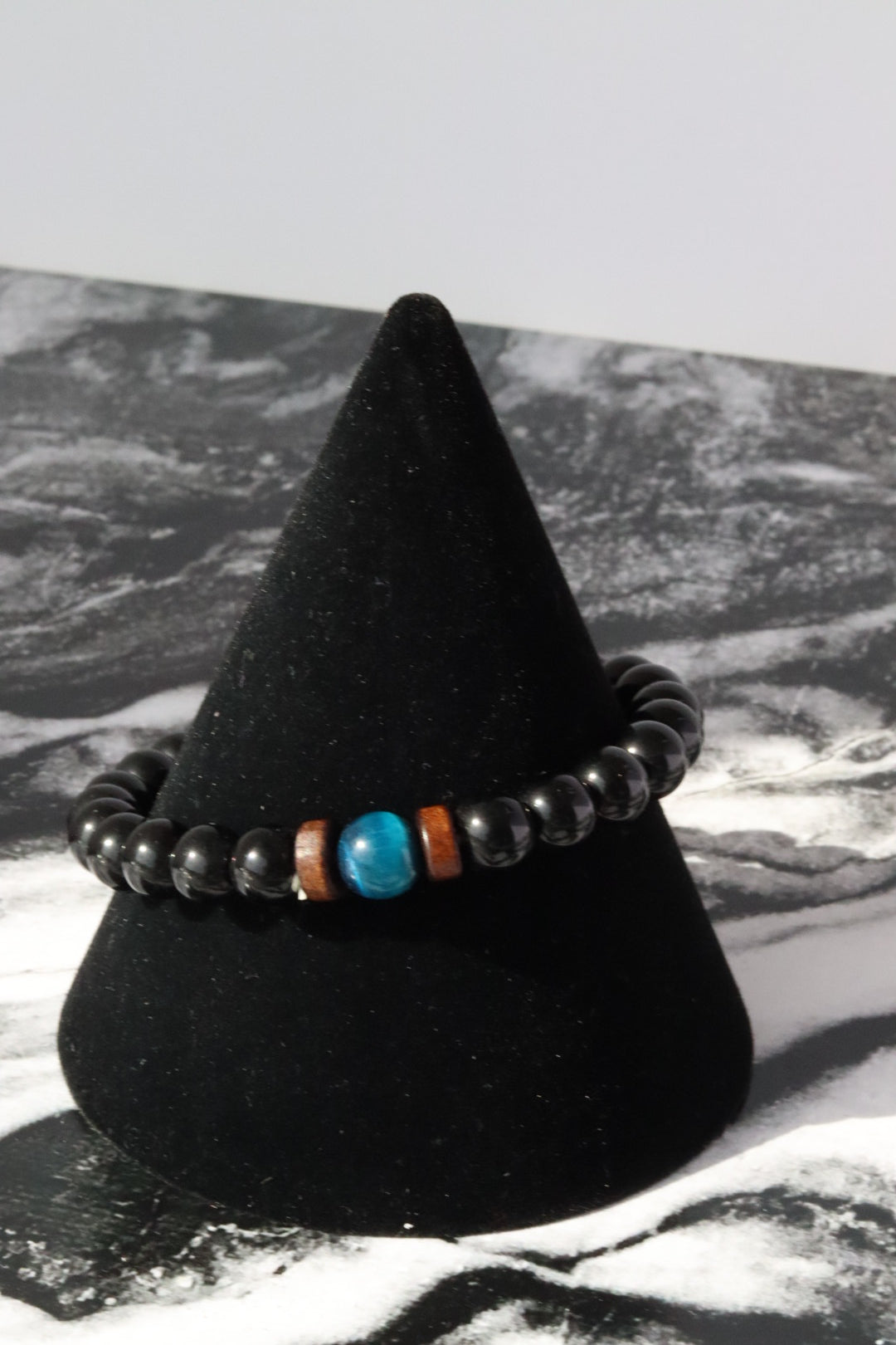 PULSERA PIEDRA OJO DE GATO