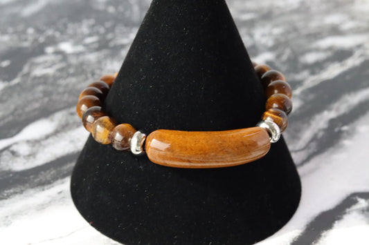 PULSERA OJO DE TIGRE TIRA
