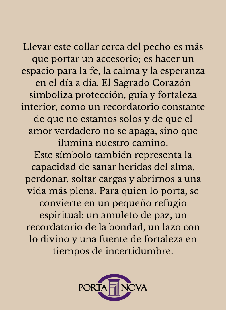COLLAR SAGRADO CORAZON